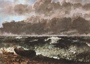 Gustave Courbet Wave Sweden oil painting artist